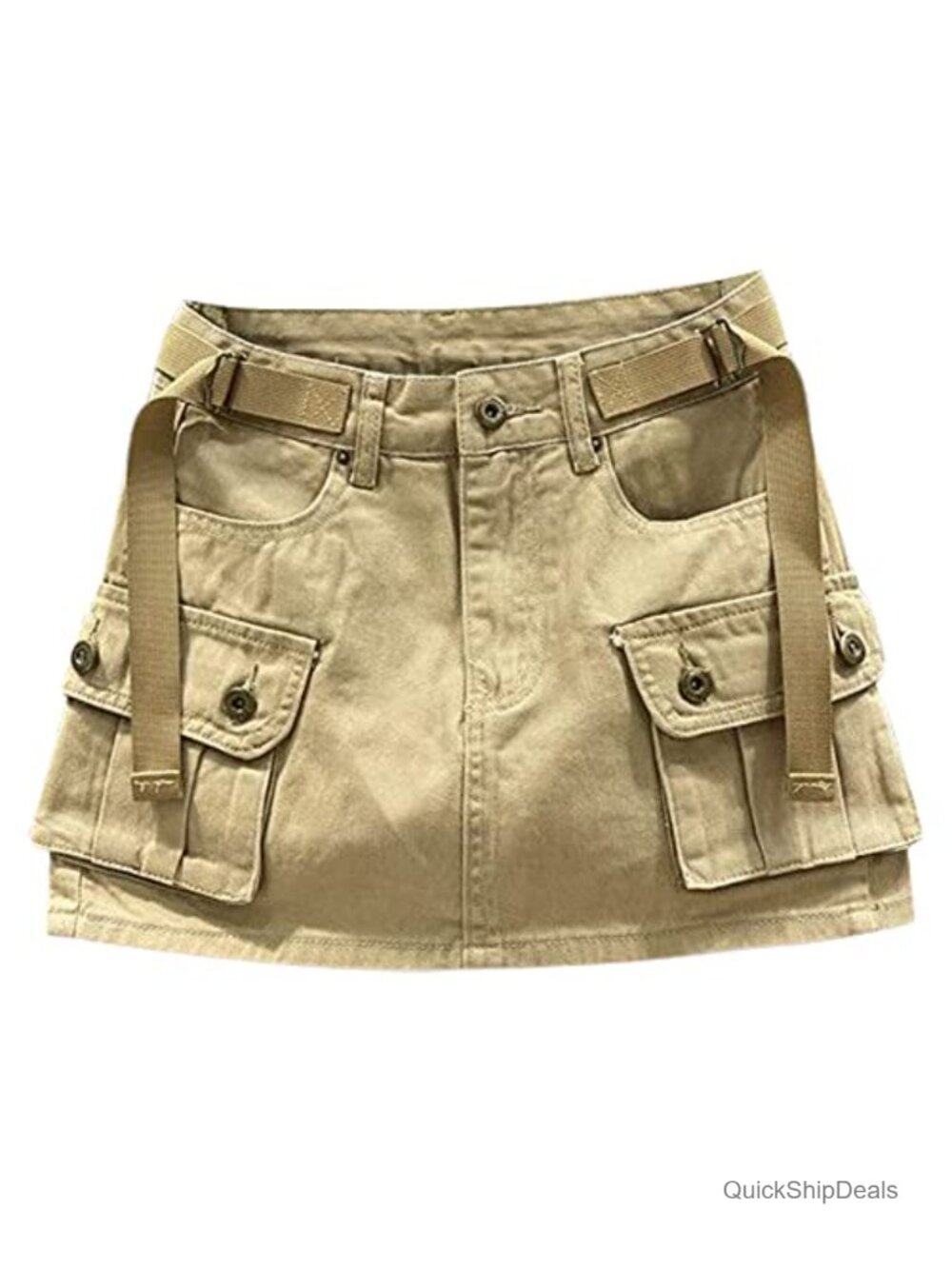 Low Waist Mini Cargo Denim Skirt Bodycon Y2K Pencil